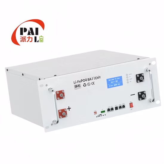 Rechargeable Lithium Battery Pack 51.2V 48V 100ah 150ah 200ah 300ah Li-ion/ Lithium Ion LiFePO4 Rack Battery for UPS Home Solar Energy Storage System Powerwall