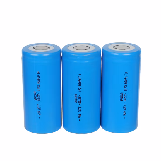 공장 가격 32650 32700 3.2V 6000mAh LiFePO4 리튬 배터리 셀 태양광 EV